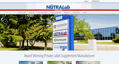 Desktop Screenshot of nutralab.ca